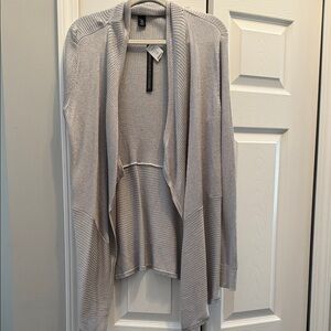 White House Black Market Women's Metallic Cardigan
